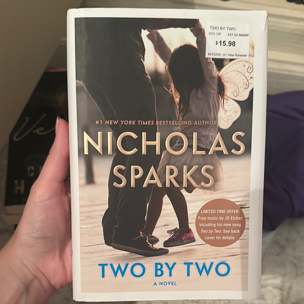 Nicholas Sparks 'Two by Two' Hardcover Book